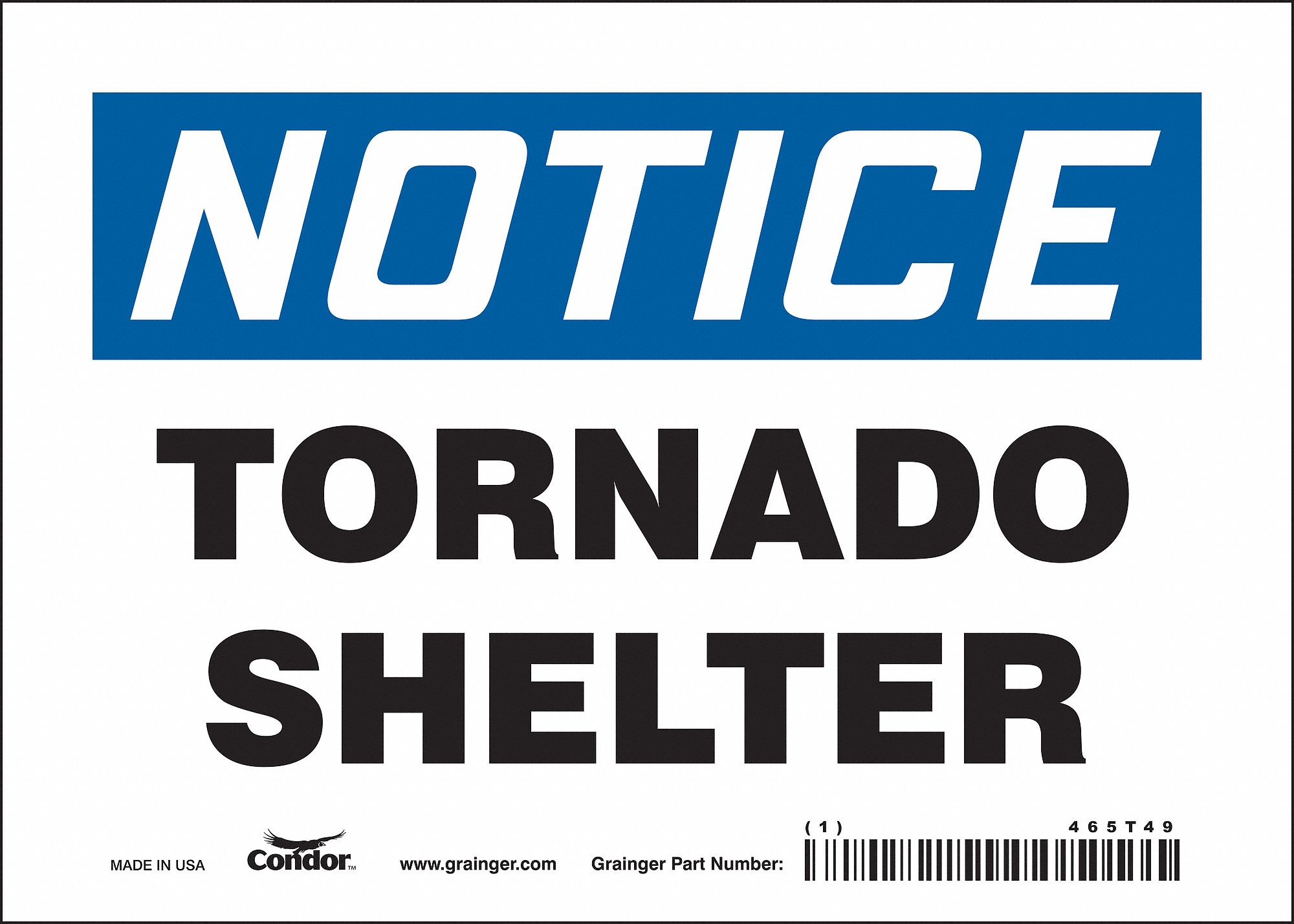 Safety Sign: Vinyl, Adhesive Sign Mounting, 5 in x 7 in Nominal Sign Size, Not Retroreflective