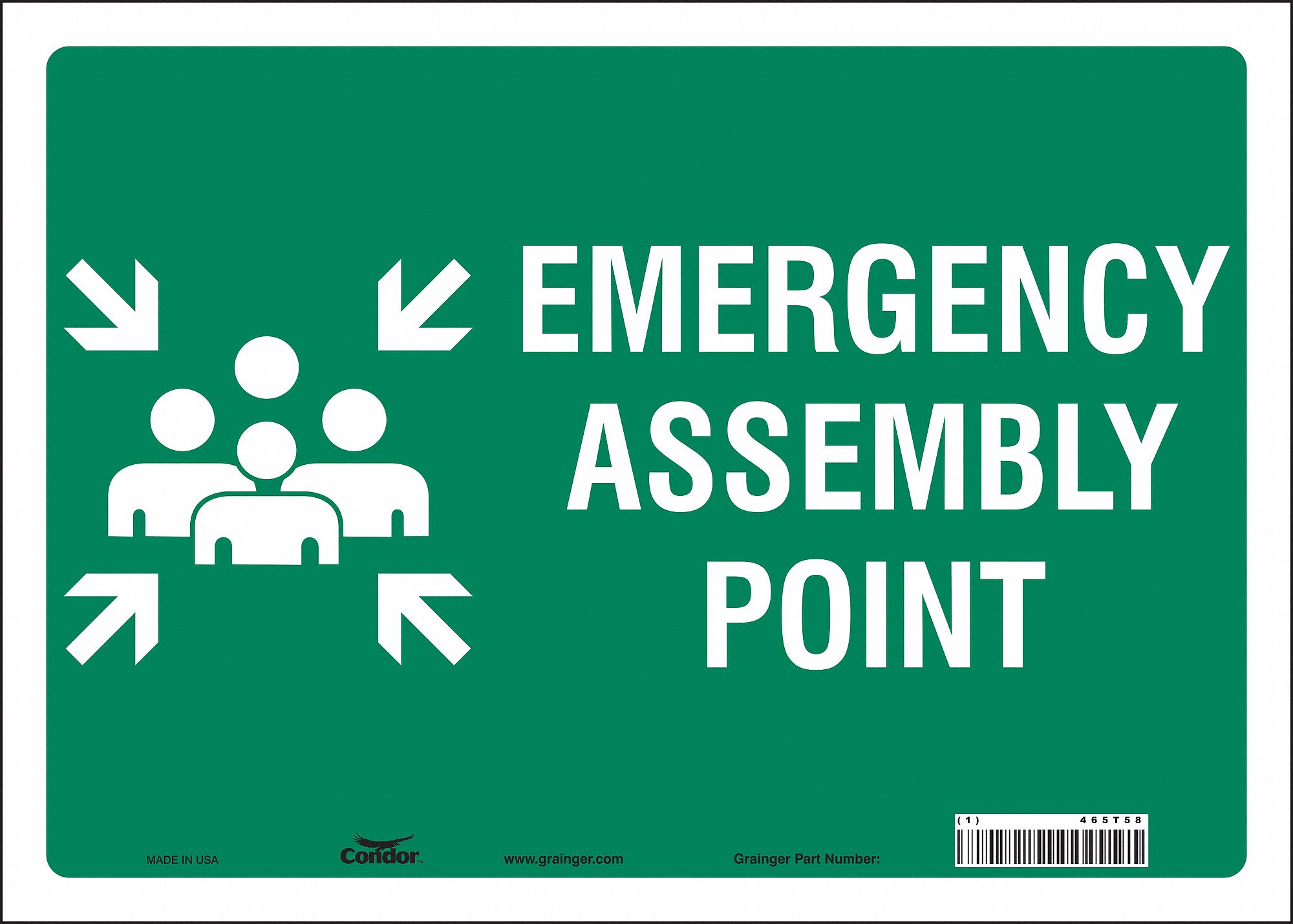 Safety Sign: Vinyl, Adhesive Sign Mounting, 10 in x 14 in Nominal Sign Size, Not Retroreflective