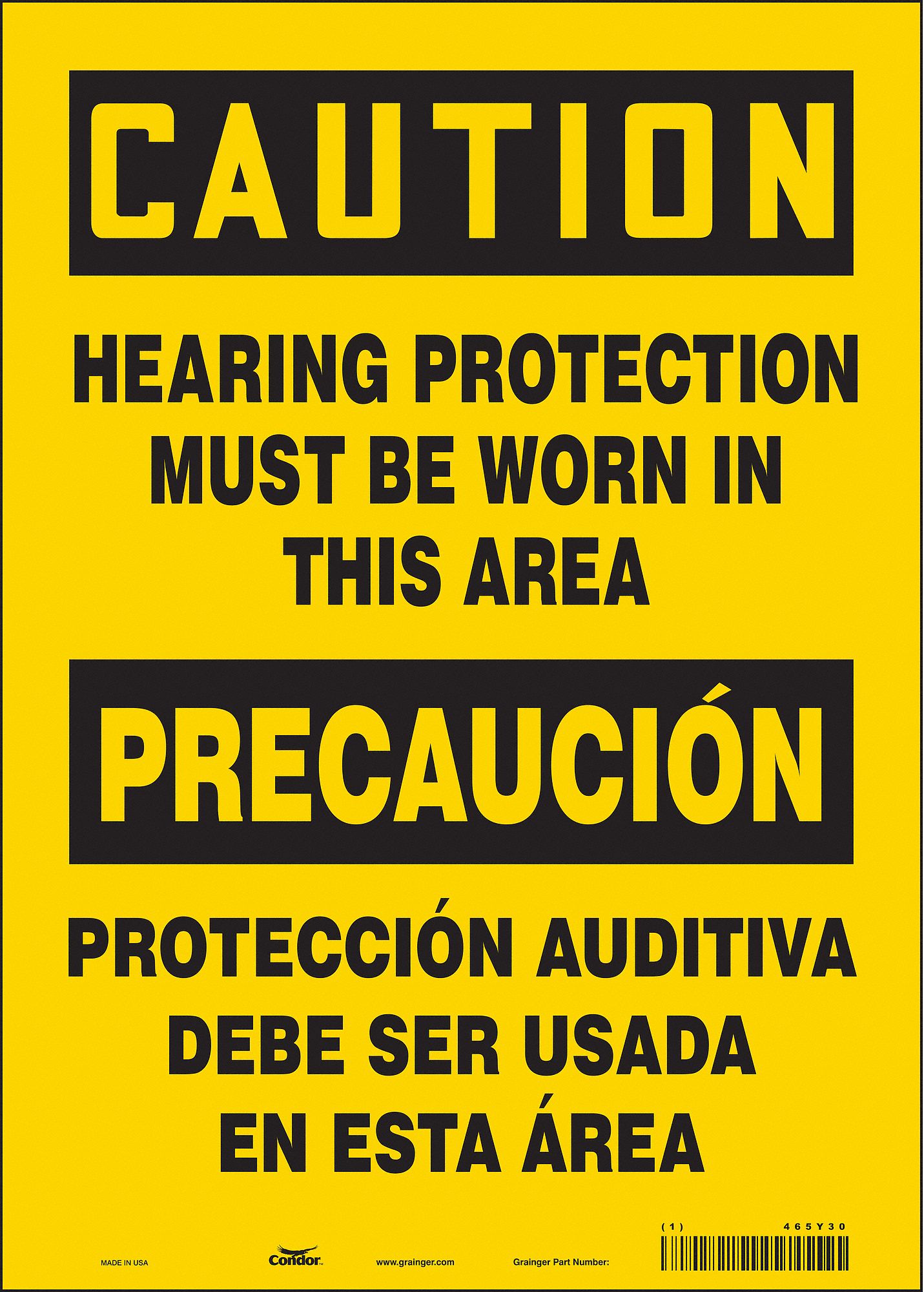Safety Sign: Vinyl, Adhesive Sign Mounting, 14 in x 10 in Nominal Sign Size, Not Retroreflective