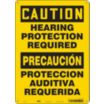 Caution/Precaucion: Hearing Protection Required/Proteccion Auditiva Requerida Signs