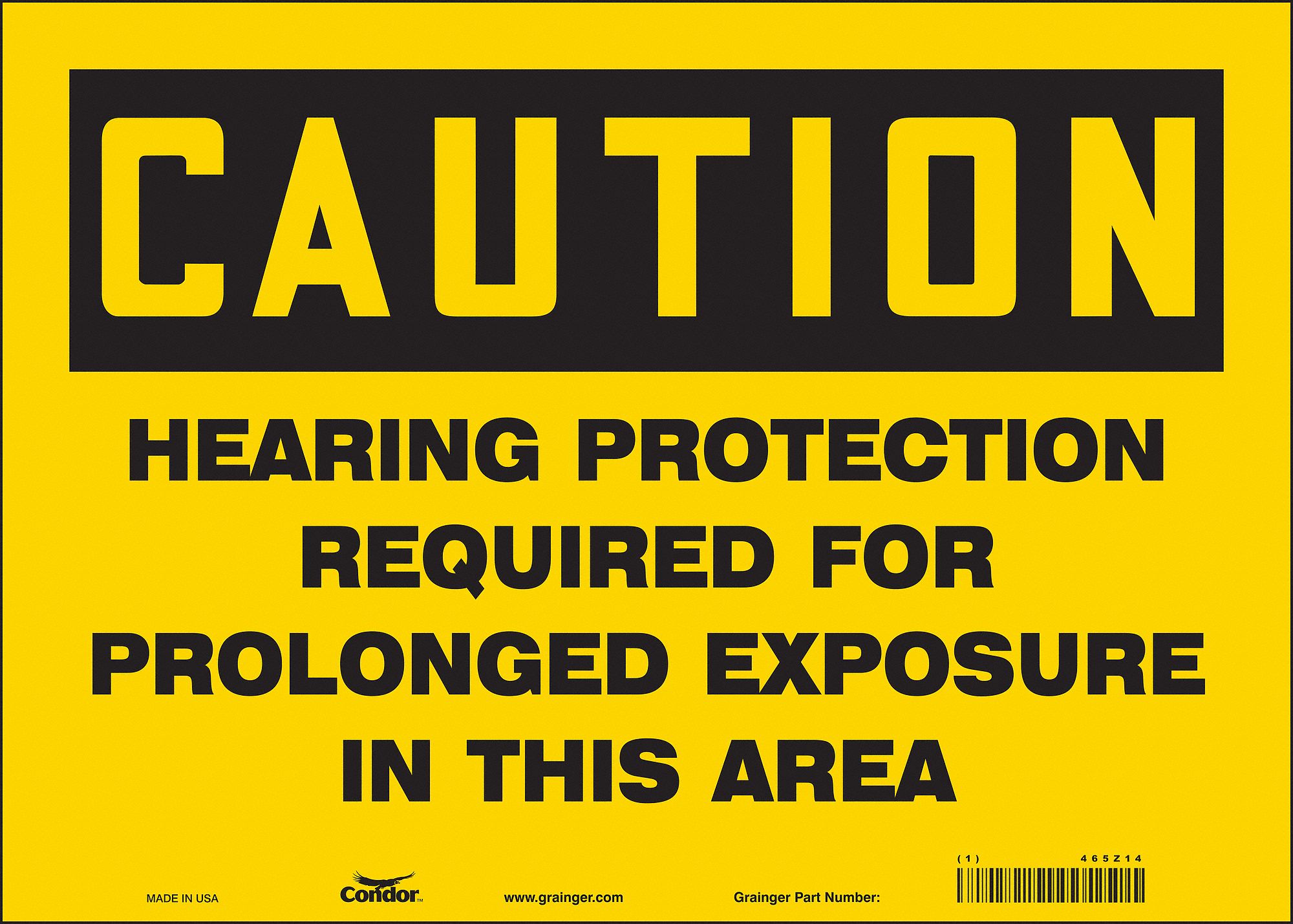 Safety Sign: Vinyl, Adhesive Sign Mounting, 10 in x 14 in Nominal Sign Size, Not Retroreflective