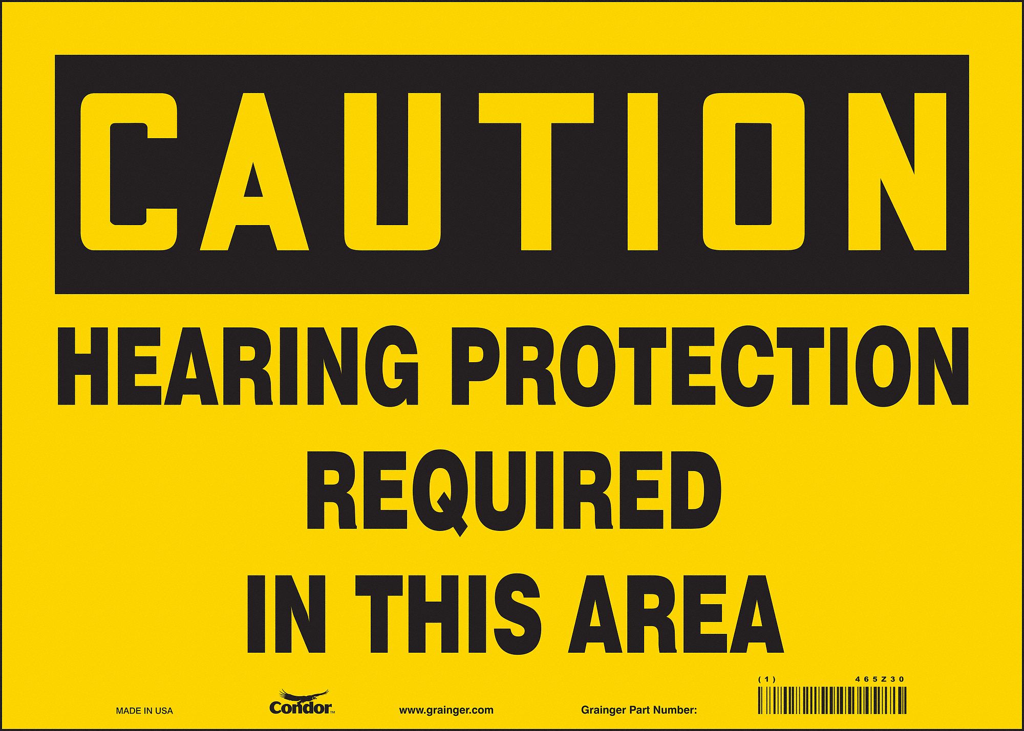 Safety Sign: Vinyl, Adhesive Sign Mounting, 10 in x 14 in Nominal Sign Size, Not Retroreflective