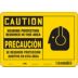 Caution/Precaucion: Hearing Protection Required In This Area/Se Requiere Proteccion Del Oido En Esta Area Signs