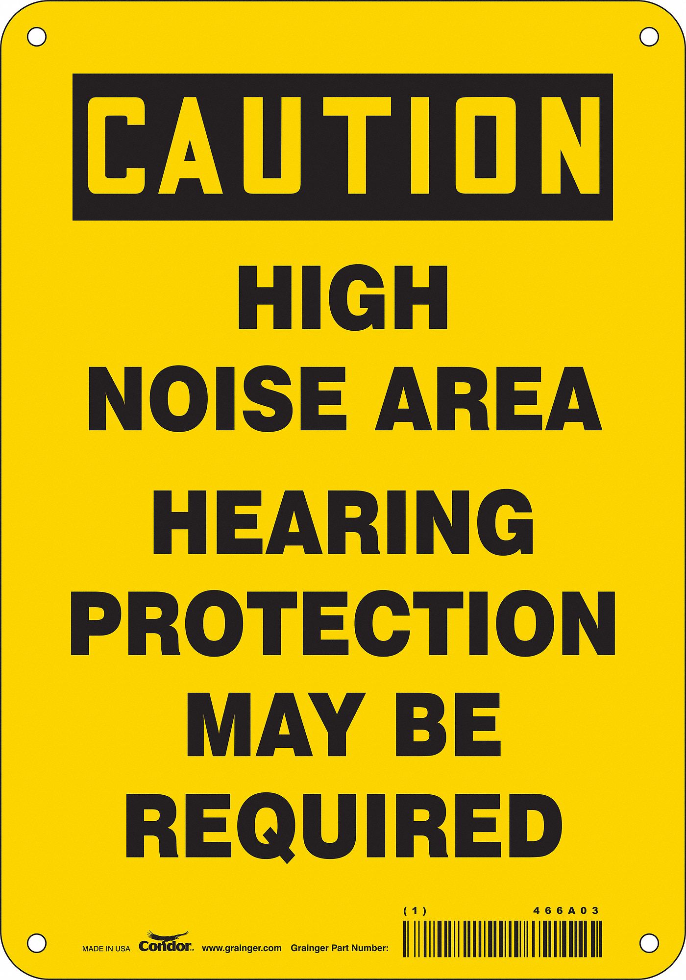 PANNEAU SECURITE,10PO X 7PO,ALUMINIUM