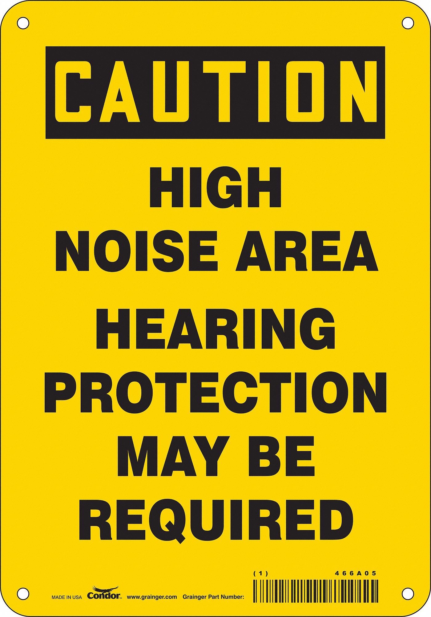 PANNEAU SECURITE,10PO X 7PO,POLYETHYLENE