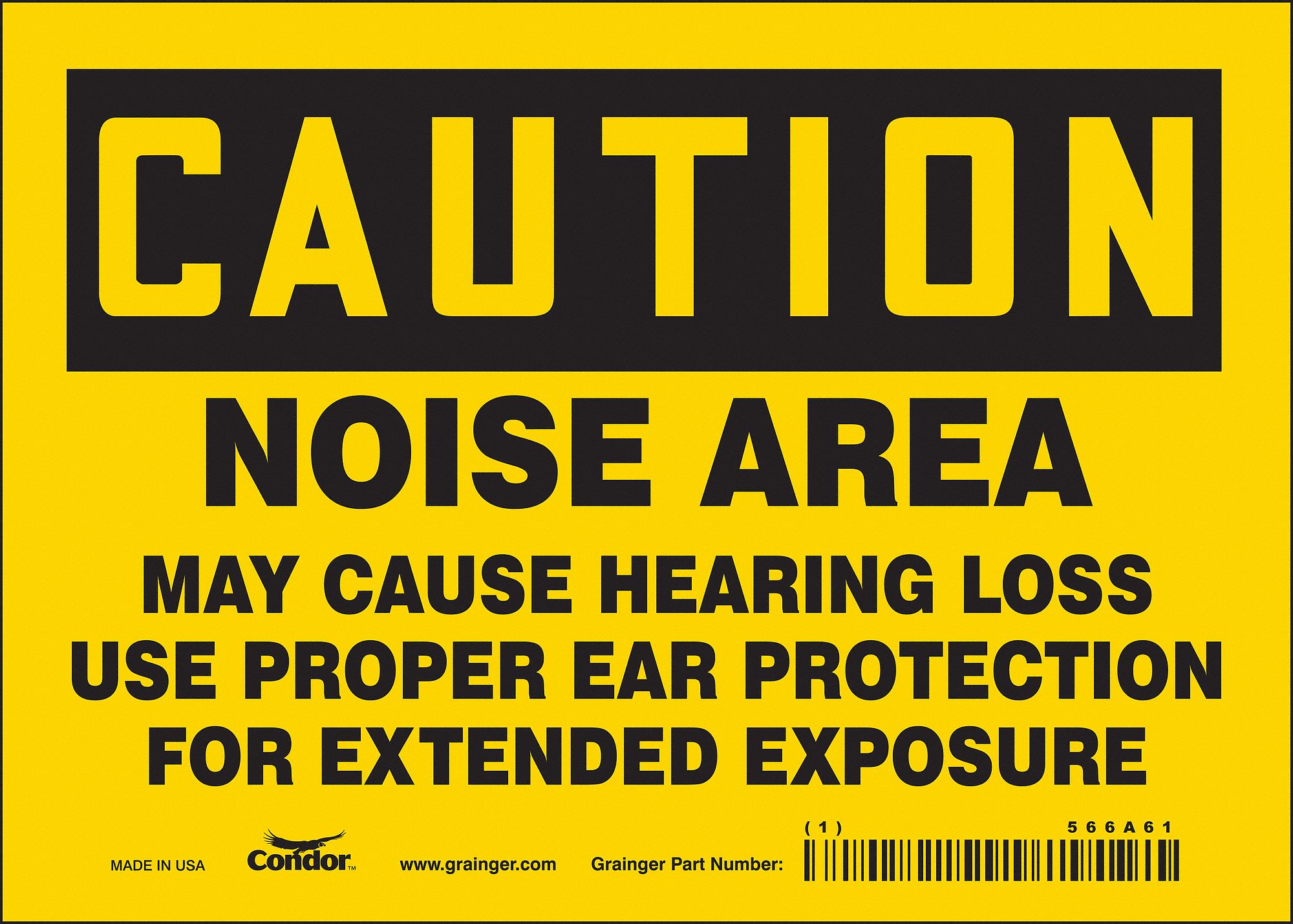 PANNEAU SECURITE,5PO X 7PO,VINYLE