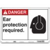 Danger: Ear Protection Required. Signs