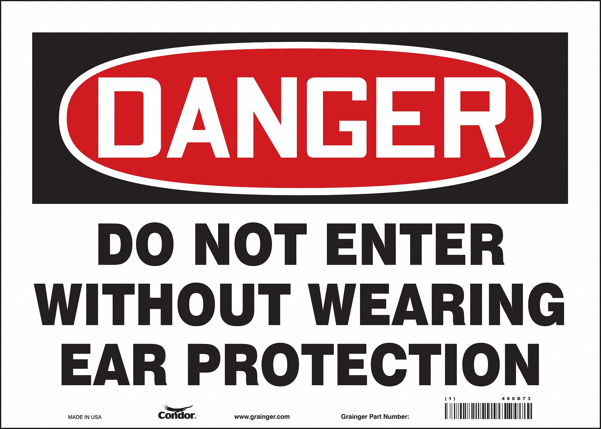 Safety Sign: Vinyl, Adhesive Sign Mounting, 10 in x 14 in Nominal Sign Size, Not Retroreflective