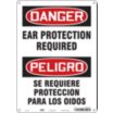 Danger/Peligro: Ear Protection Required/Se Requiere Proteccion Para Los Oidos Signs