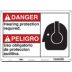 Danger/Peligro: Hearing Protection Required./Uso Obligatorio De Proteccion Auditiva. Signs