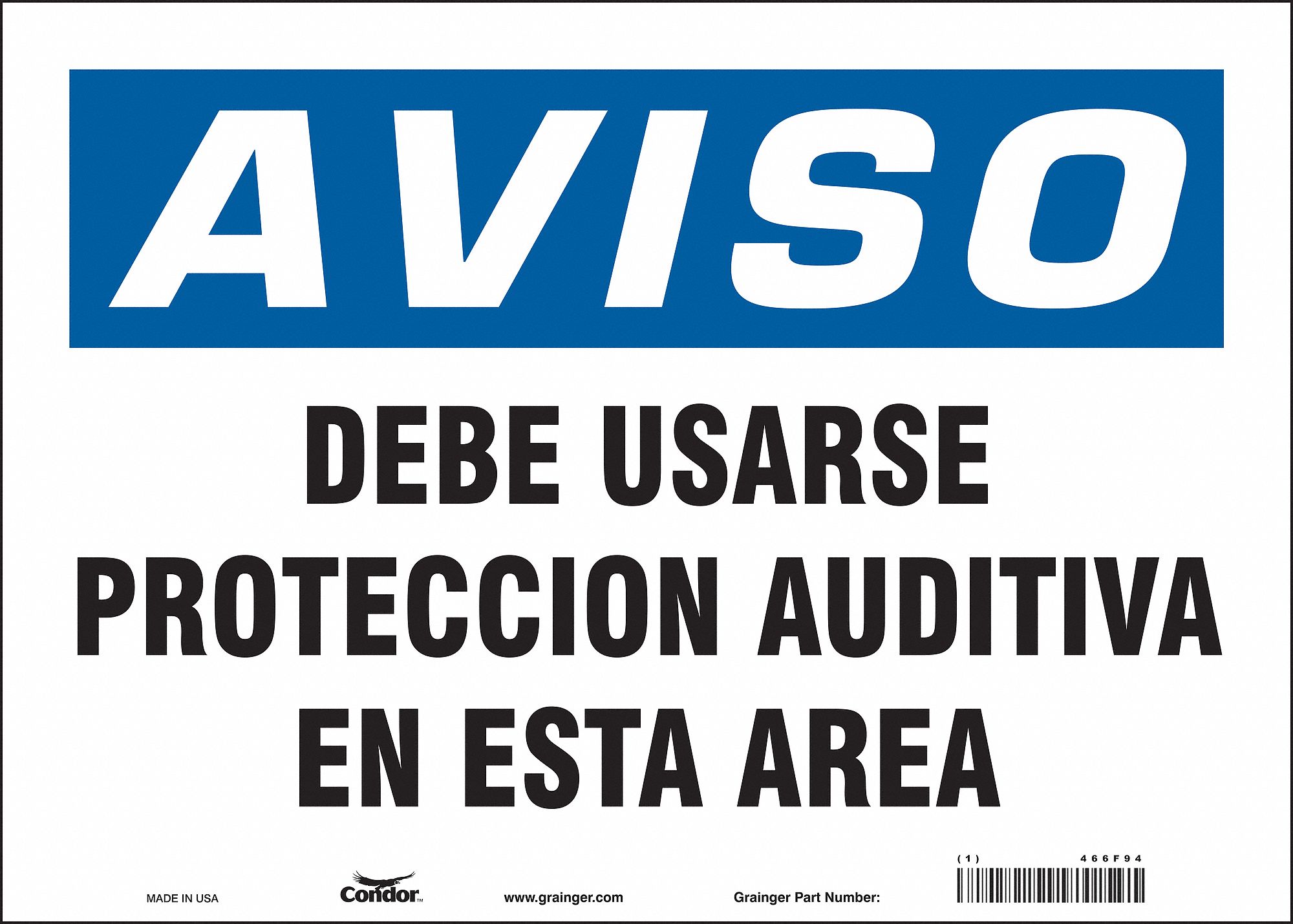 Safety Sign: Vinyl, Adhesive Sign Mounting, 10 in x 14 in Nominal Sign Size, Not Retroreflective