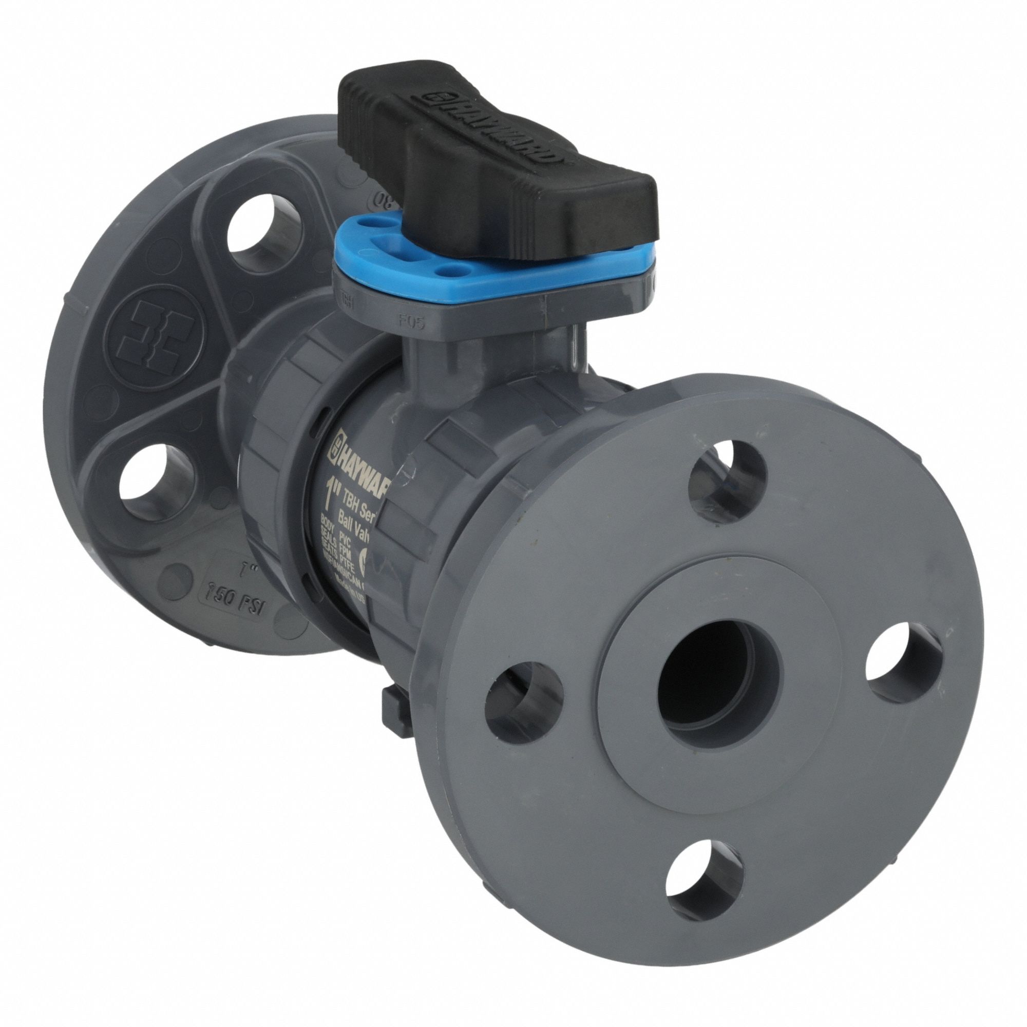 HAYWARD FLOW CONTROL, 1 in, PVC, Manual Two-Way Ball Valve - 466J61 ...