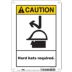 Caution: Hard Hats Required. Signs