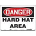 Danger: Hard Hat Area Signs