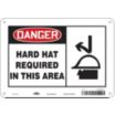 Danger: Hard Hat Required In This Area Signs