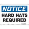 Notice: Hard Hats Required Signs
