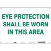 Eye Protection Shall Be Worn In This Area Signs