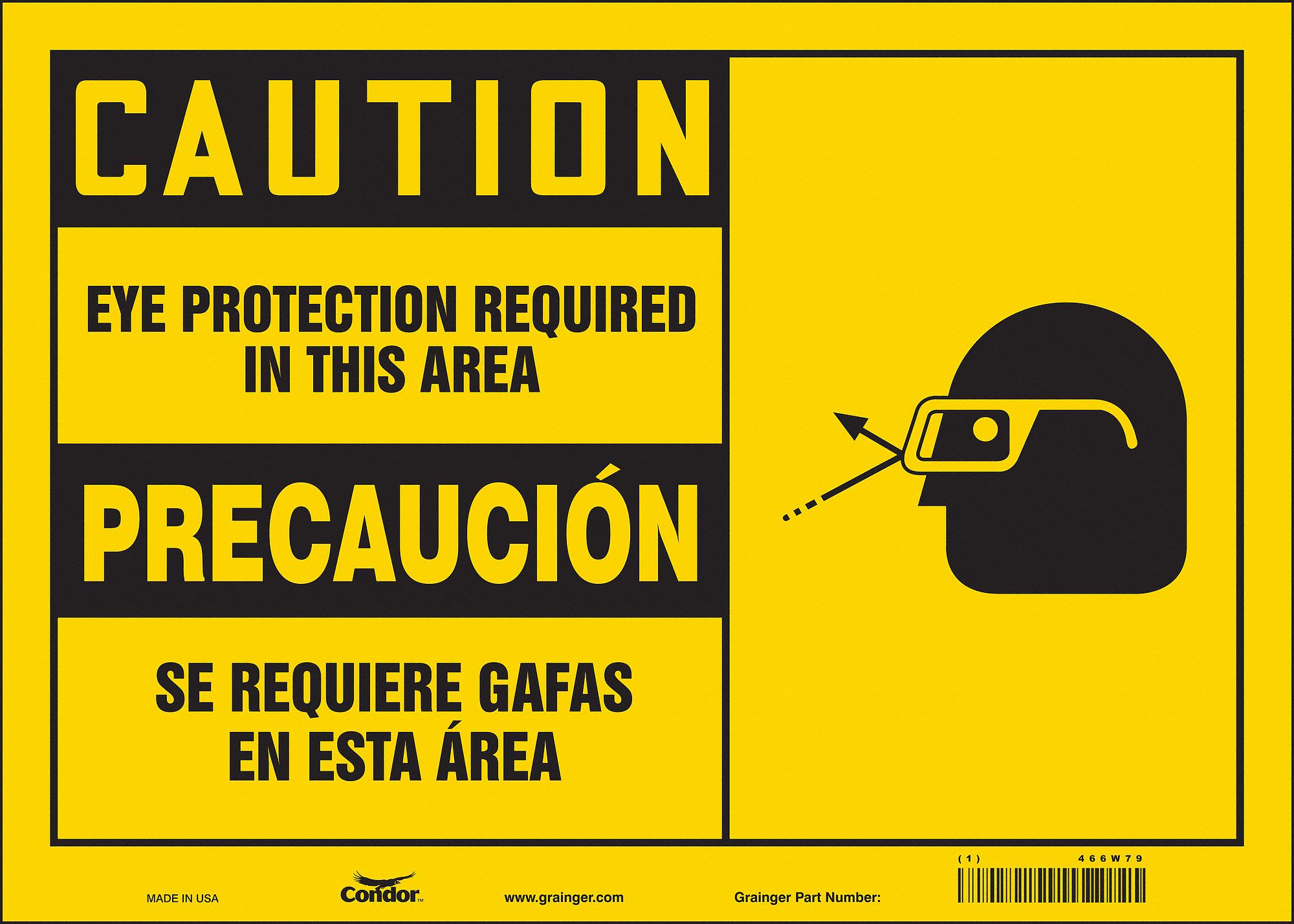 PANNEAU SECURITE,10PO X 14PO,VINYLE