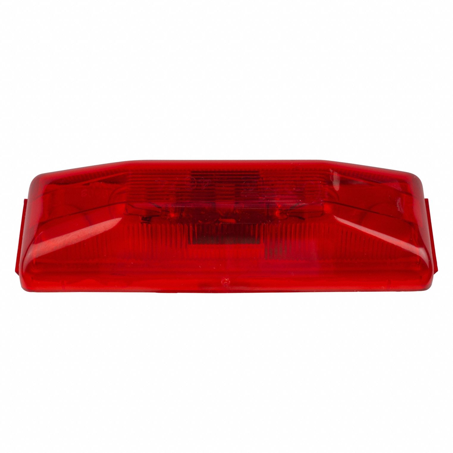 CLEARANCE MARKER LAMP, INCANDESCENT, RECTANGULAR, RED, BRACKET, PERMANENT