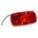 CLEARANCE MARKER LAMP, INCANDESCENT, RECTANGULAR, RED, SCREW, BLUNT CUT WIRES