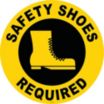 Safety Shoes Required Floor Signs