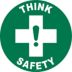 Think Safety Floor Signs