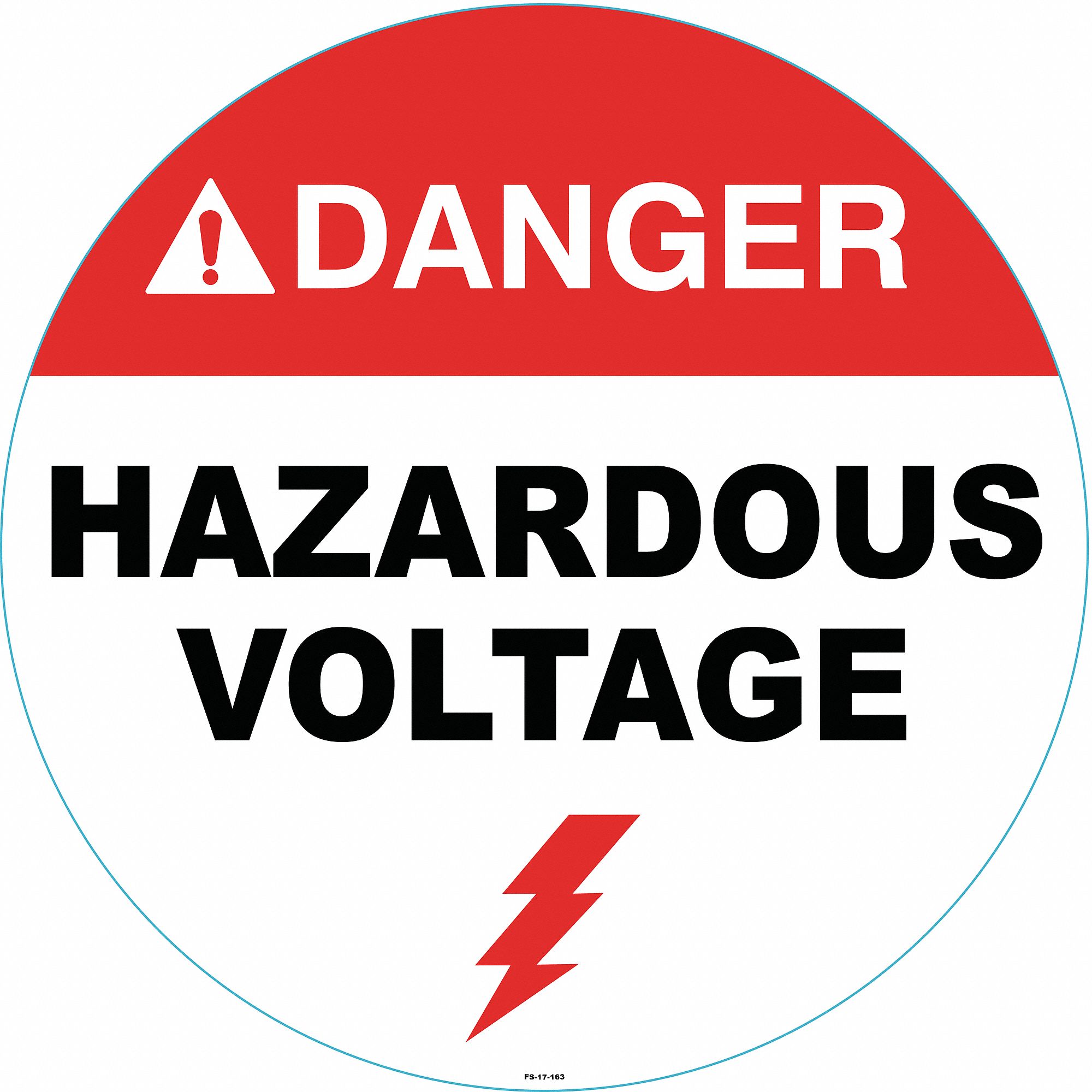 Anti-Slip Floor Sign, 17 in x 17 in, Vinyl