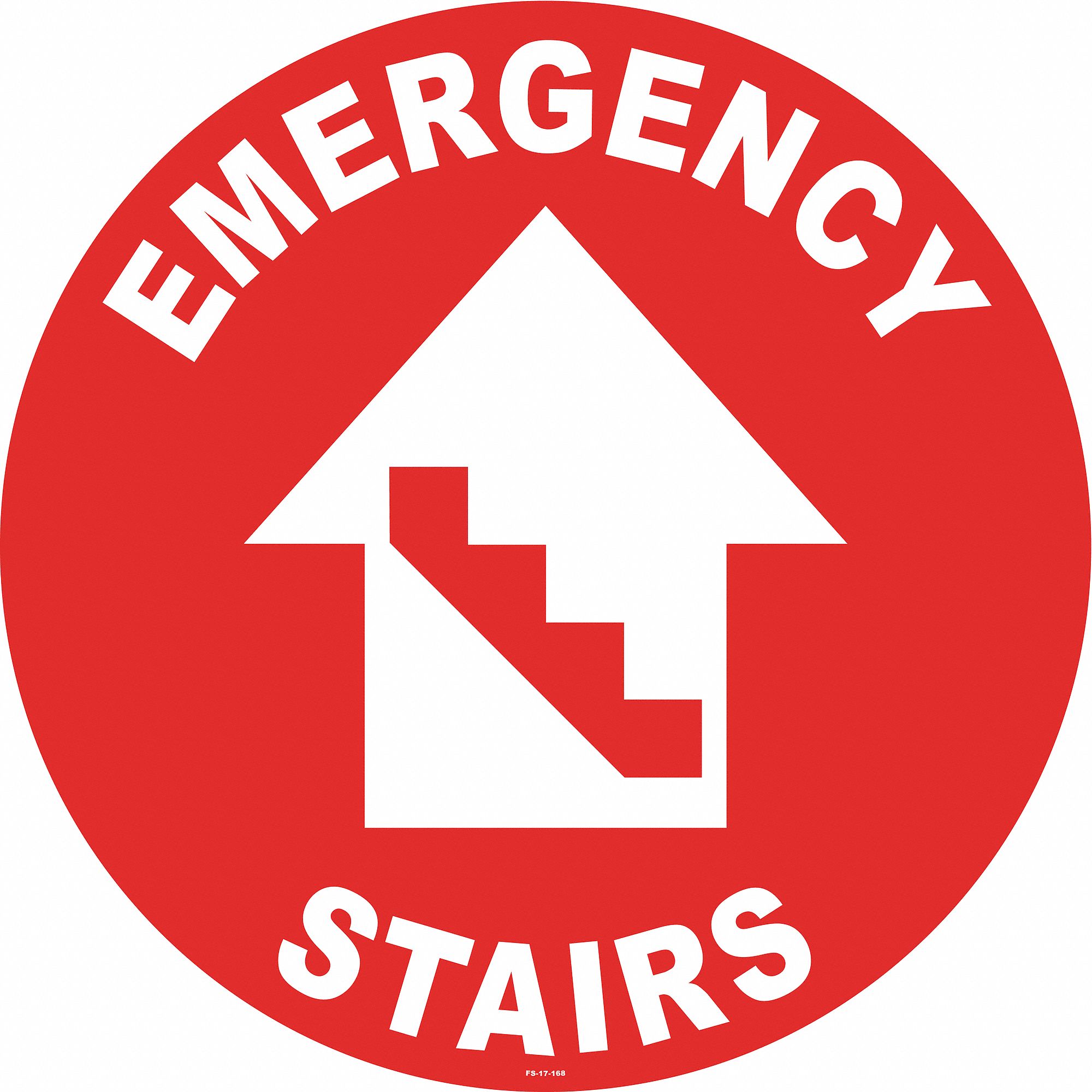 Anti-Slip Floor Sign, 17 in x 17 in, Vinyl