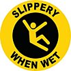 Slippery When Wet Floor Signs image