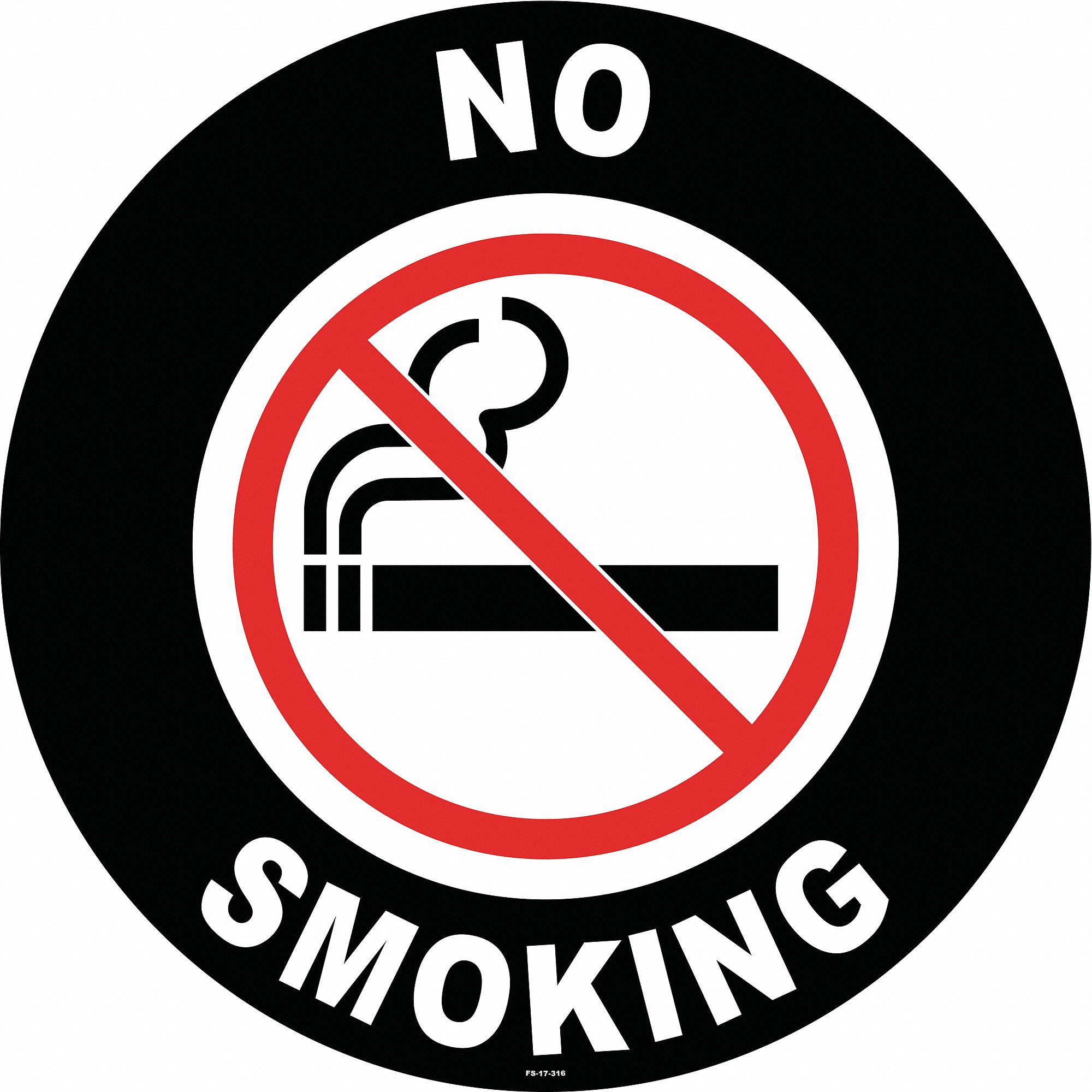 Anti-Slip Floor Sign, 17 in x 17 in, Vinyl