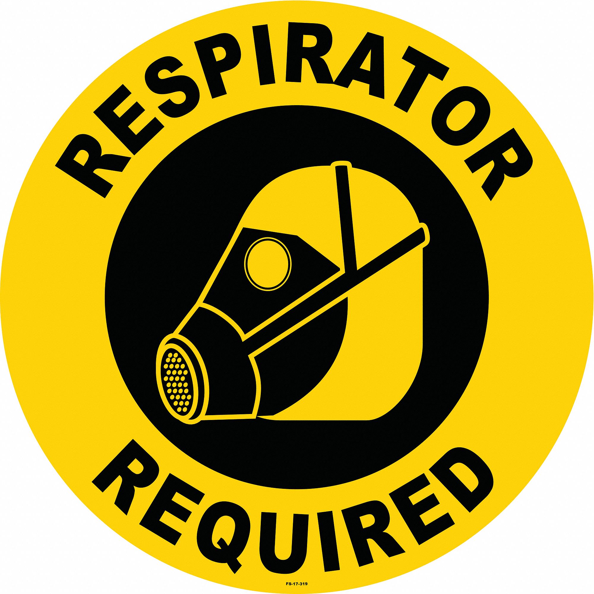 Anti-Slip Floor Sign, 17 in x 17 in, Vinyl