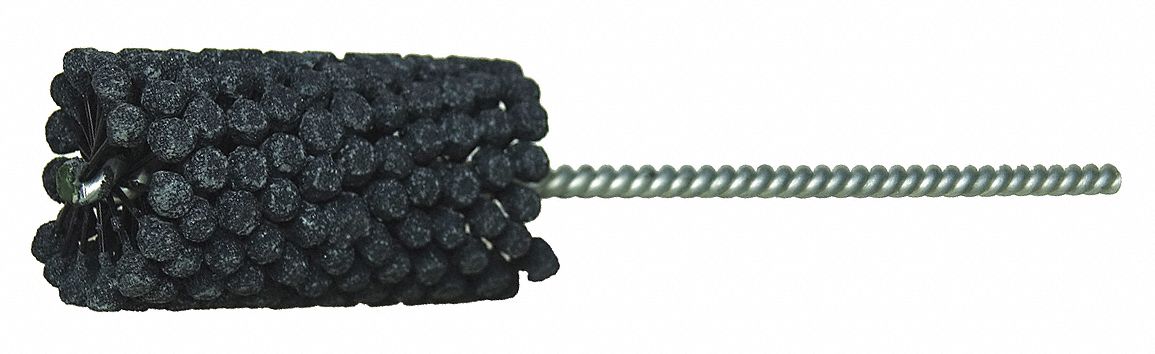 Flexible Cylinder Hone: For 1-1/4 in Bore, 3 in Hone Lg, Silicon Carbide, 120 Grit, 0.252 in