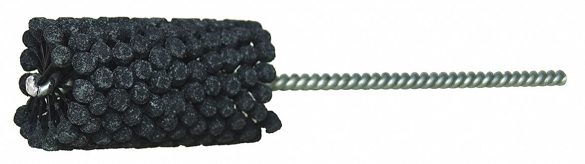 Flexible Cylinder Hone: For 1-1/4 in Bore, 3 in Hone Lg, Silicon Carbide, 320 Grit, 0.252 in