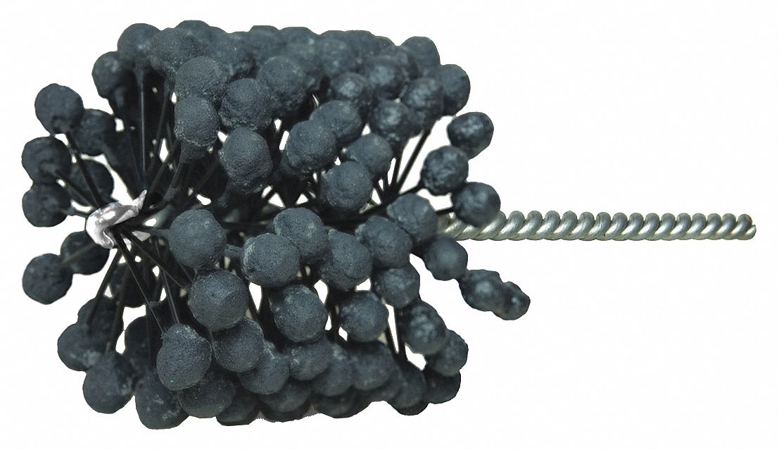 Flexible Cylinder Hone: For 2 in Bore, 3 in Hone Lg, Silicon Carbide, 320 Grit, 0.252 in