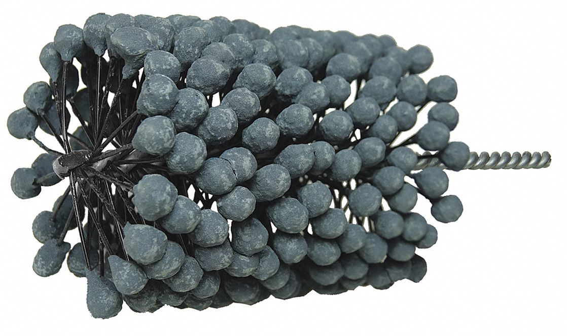 Flexible Cylinder Hone: For 3-3/4 in Bore, 5 1/2 in Hone Lg, Silicon Carbide, 180 Grit