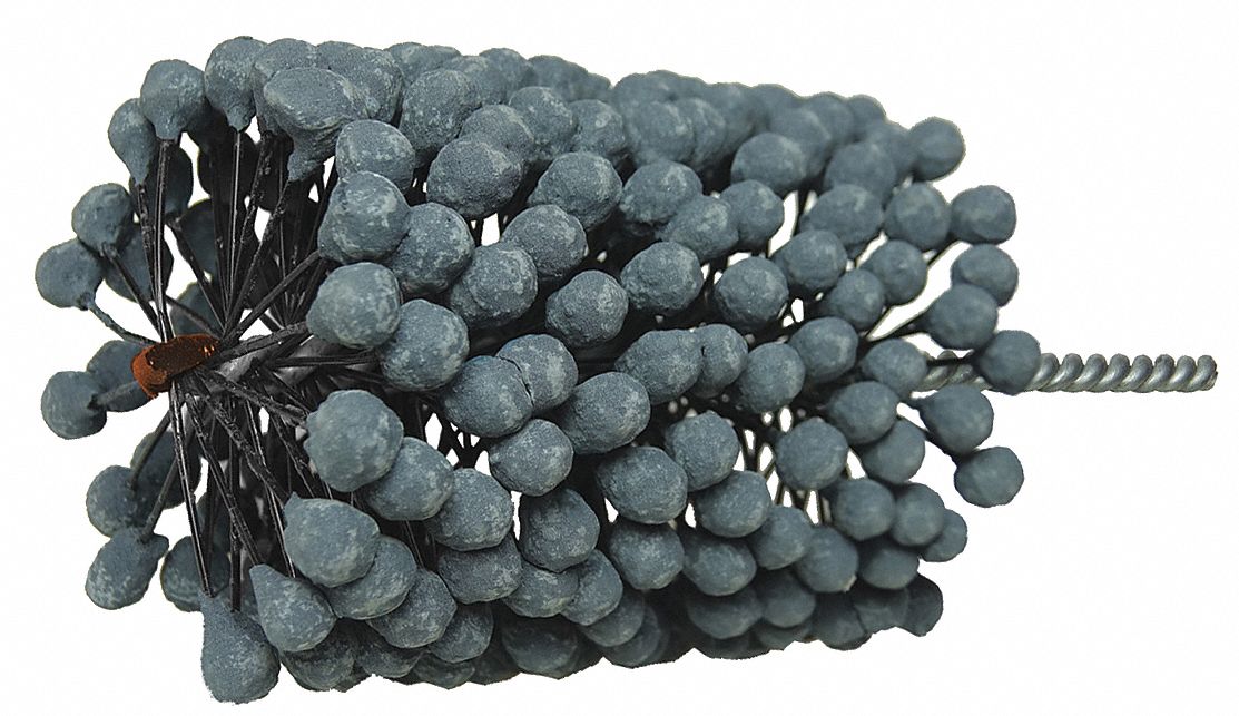 Flexible Cylinder Hone: For 3-3/4 in Bore, 5 1/2 in Hone Lg, Silicon Carbide, 240 Grit