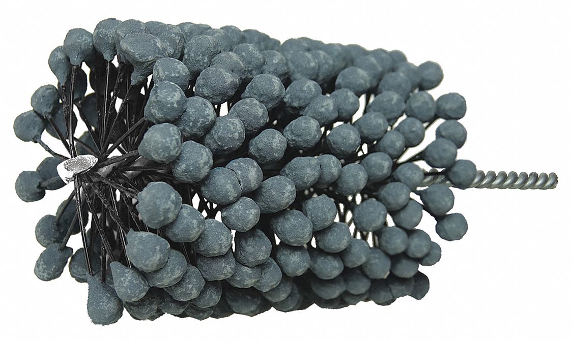 Flexible Cylinder Hone: For 3-3/4 in Bore, 5 1/2 in Hone Lg, Silicon Carbide, 320 Grit