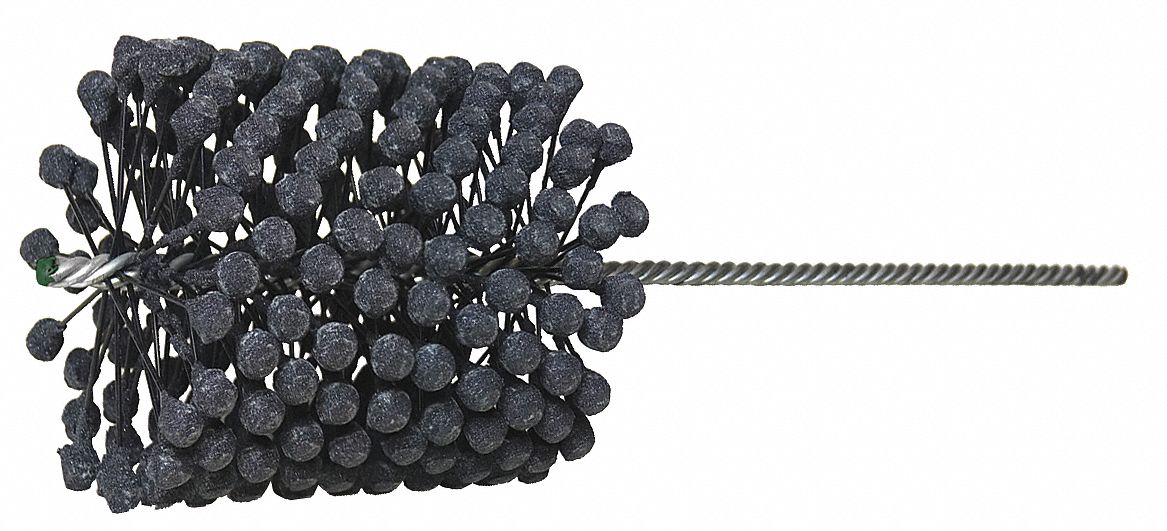 Flexible Cylinder Hone: For 5 in Bore, 6 1/2 in Hone Lg, Silicon Carbide, 120 Grit, 0.35 in