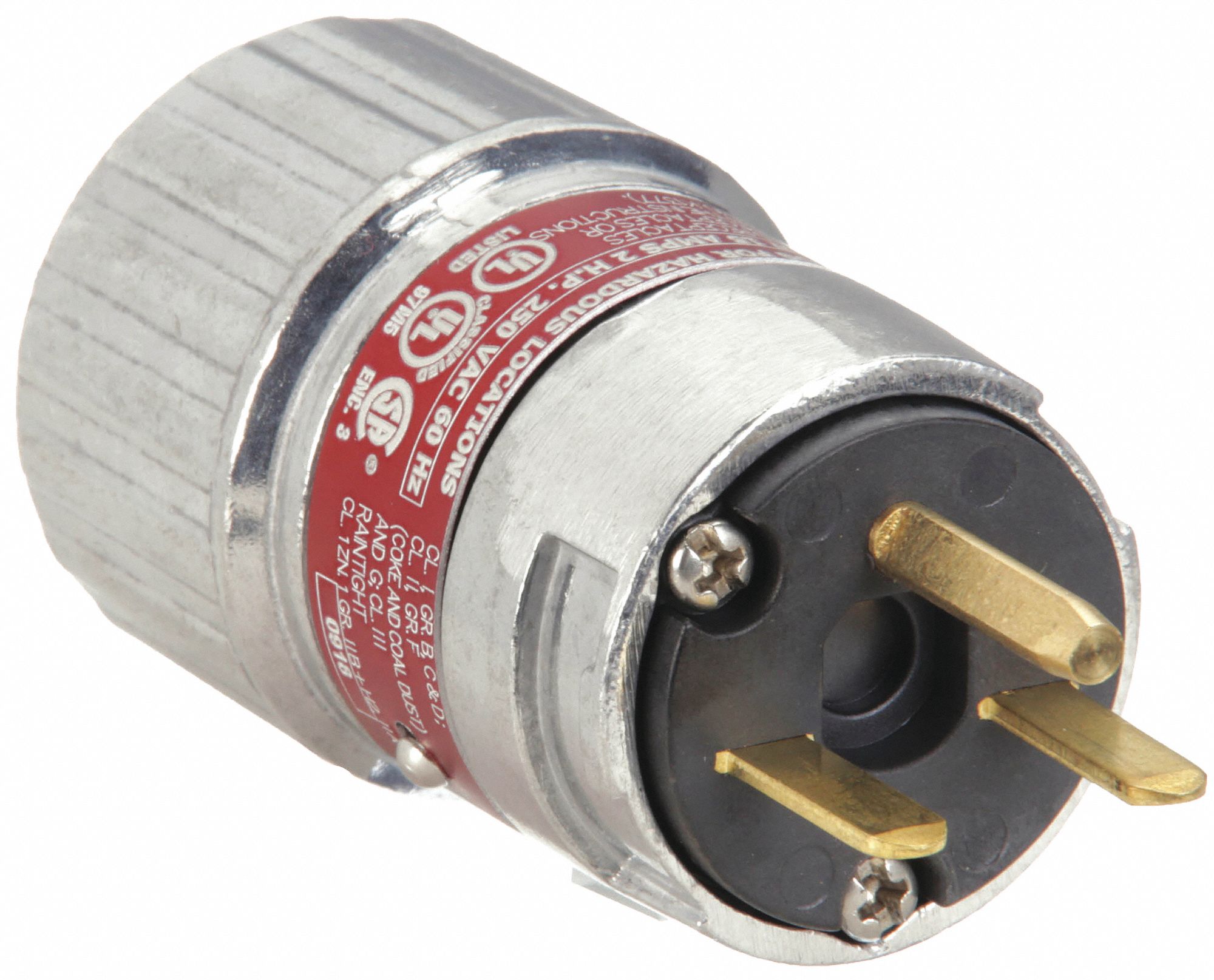 Hazardous-Location Straight-Blade Plugs