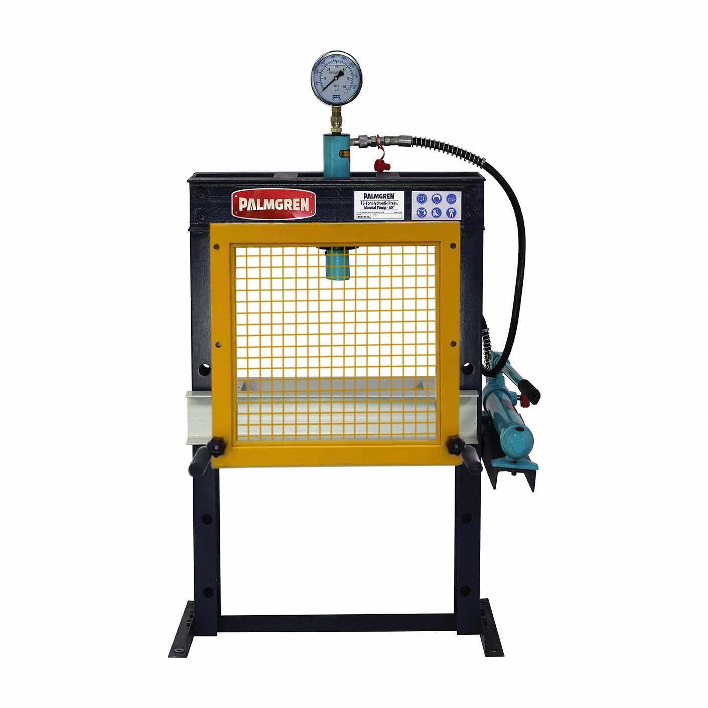 Hydraulic Press, 60 in H, Manual