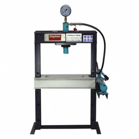 DAYTON Hydraulic Press, Pump Type Hydraulic Manual, Frame Type HFrame