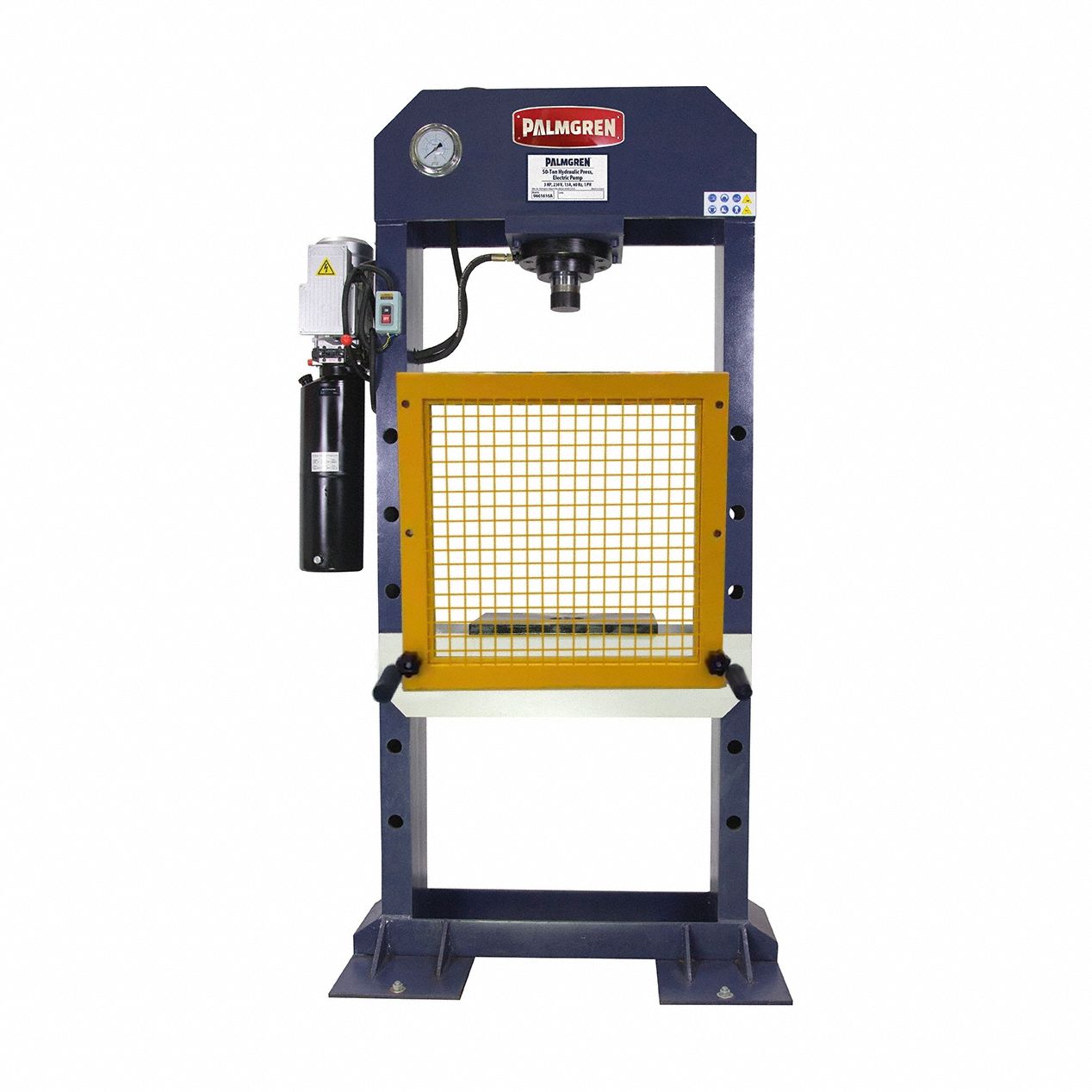 Hydraulic Press: Electric, H-Frame, 50 ton, 240V AC