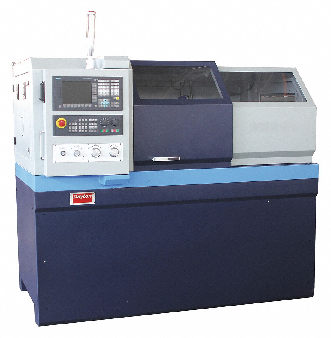 DAYTON Lathe, Distance Between Centers 25 in, Voltage 230V AC, 5 hp