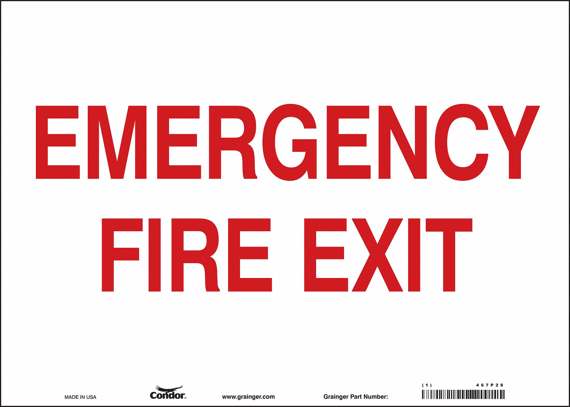 Safety Sign: Vinyl, Adhesive Sign Mounting, 10 in x 14 in Nominal Sign Size, Not Retroreflective