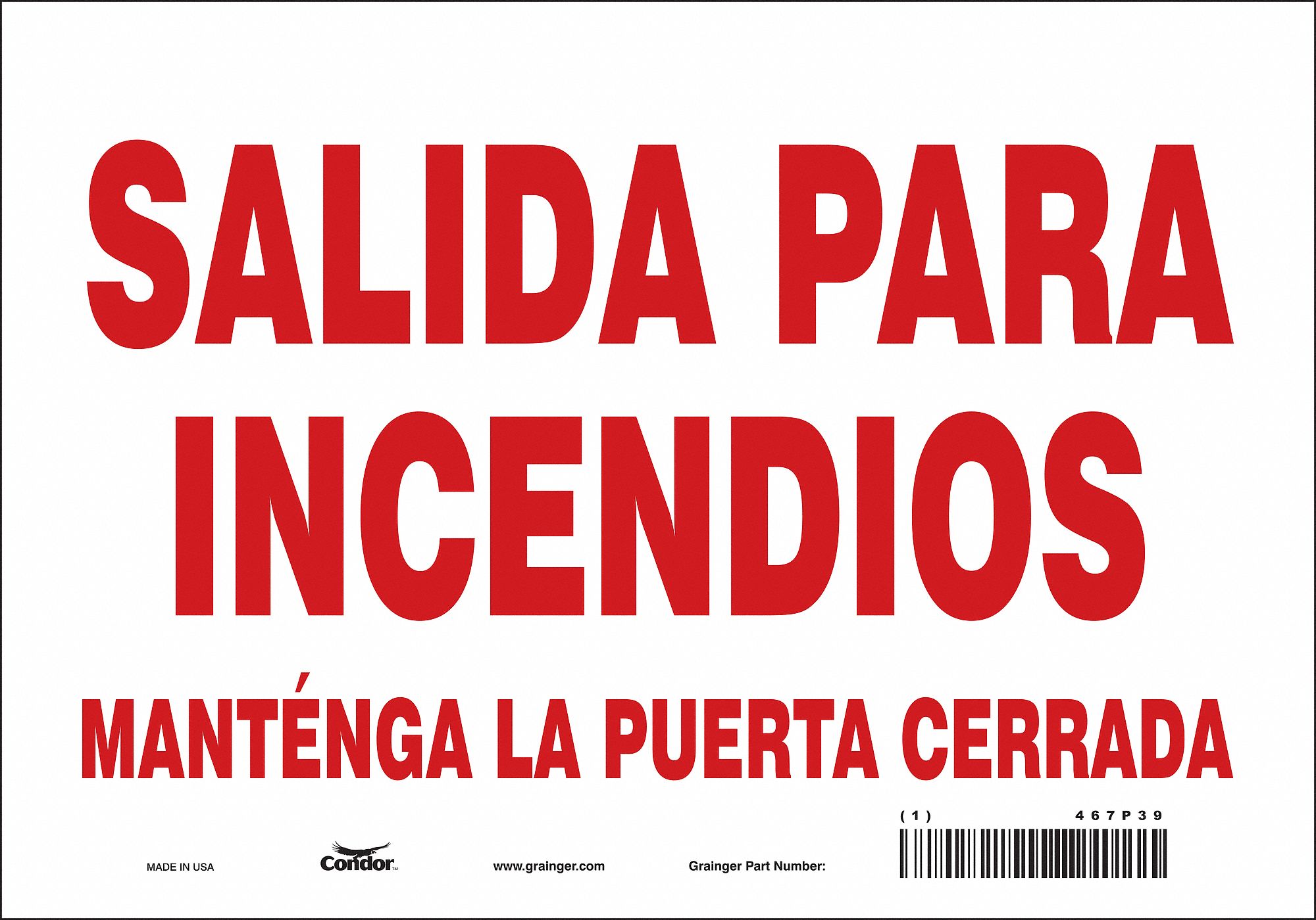 Safety Sign: Vinyl, Adhesive Sign Mounting, 7 in x 10 in Nominal Sign Size, Not Retroreflective