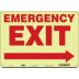 Emergency Exit (Right Arrow) Signs