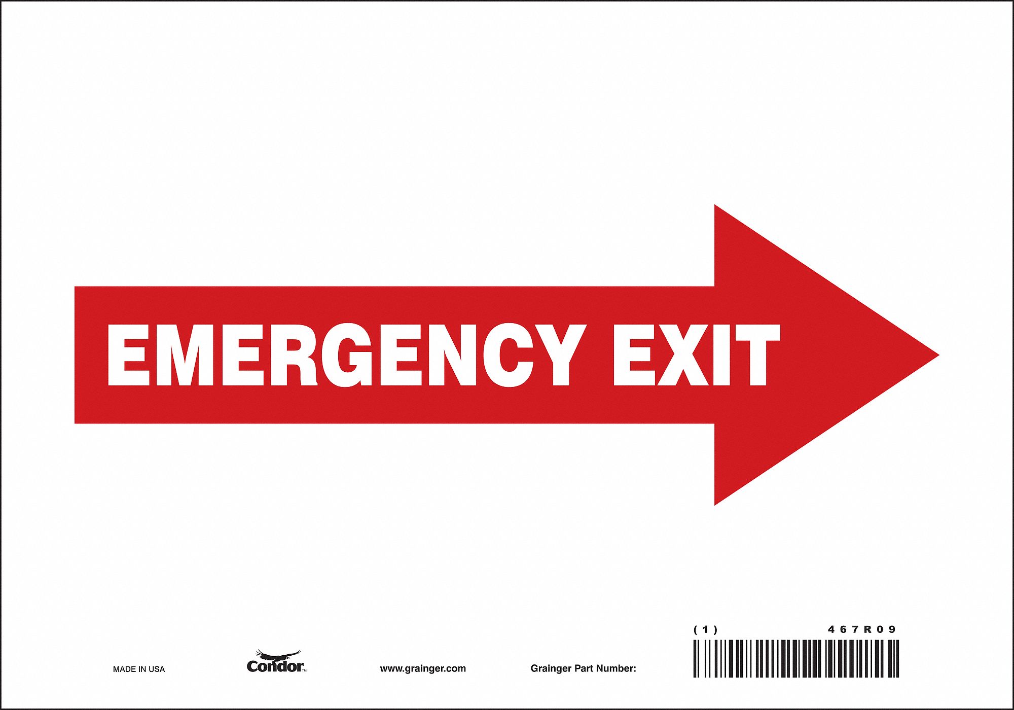 Safety Sign: Vinyl, Adhesive Sign Mounting, 7 in x 10 in Nominal Sign Size, Not Retroreflective