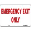 Emergency Exit Only Signs