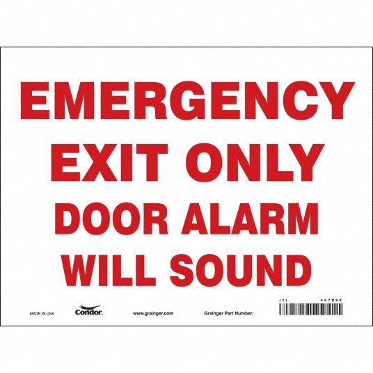 Vinyl, Adhesive Sign Mounting, Safety Sign - 467R80|467R80 - Grainger