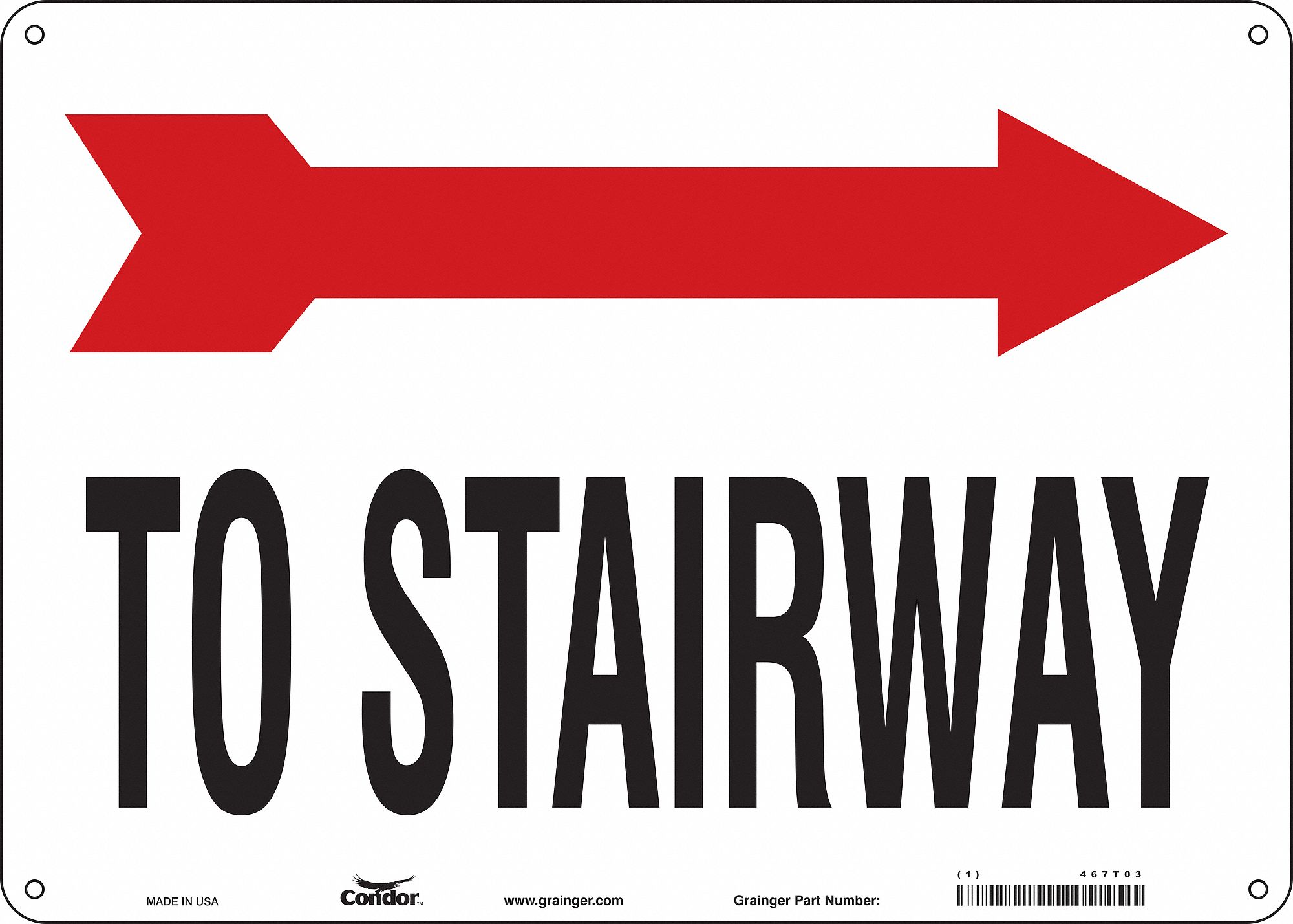 Safety Sign: Polyethylene, Mounting Holes Sign Mounting, 10 in x 14 in Nominal Sign Size